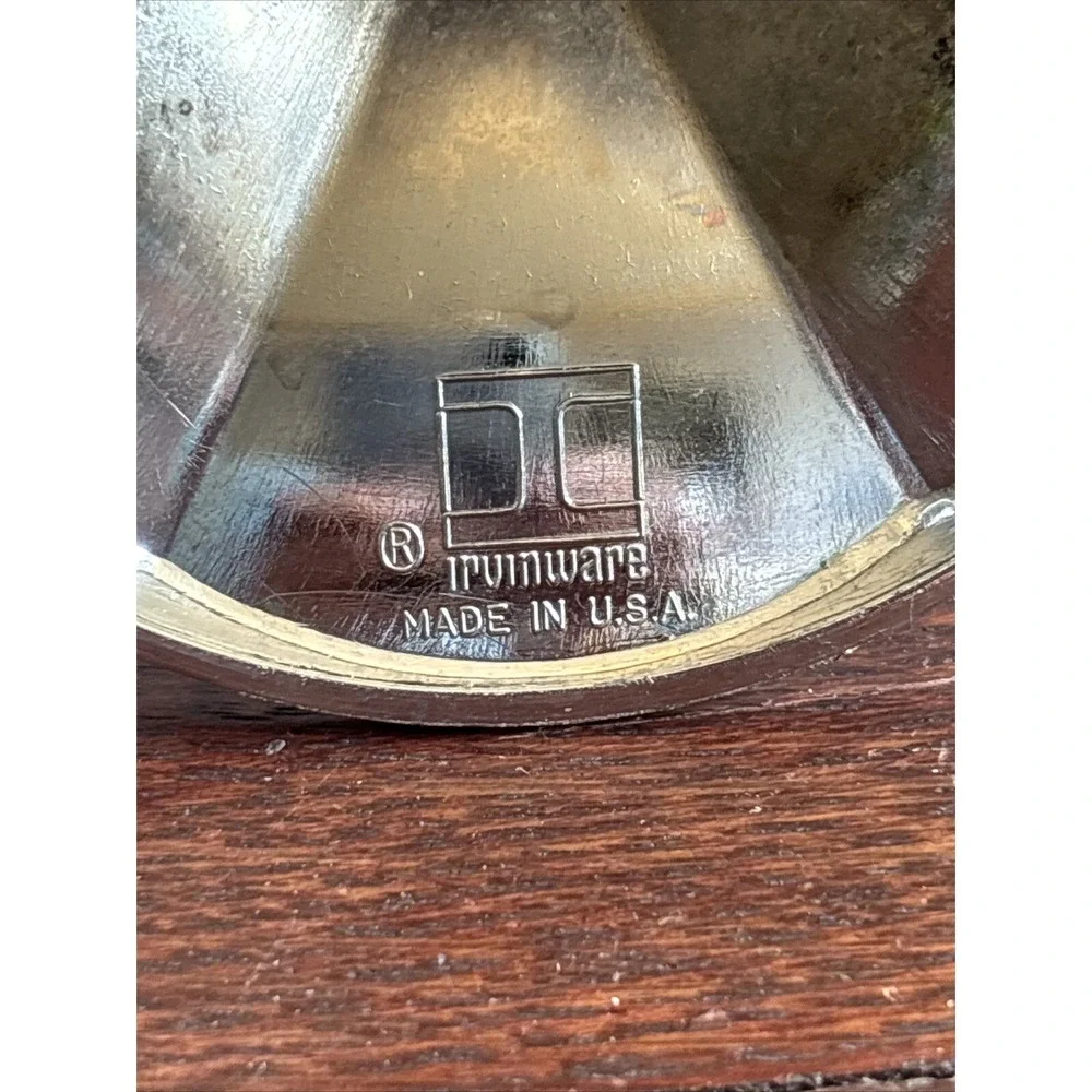 Pair IRVINWARE‎ Silvertone Chrome 4.5